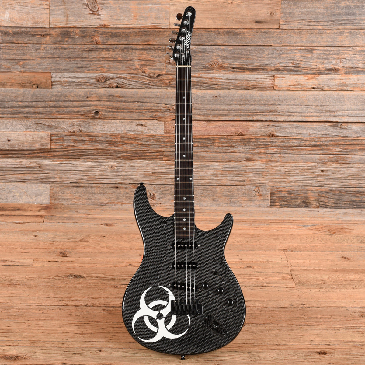 Luther Carbon Fiber S-Style Black Electric Guitars