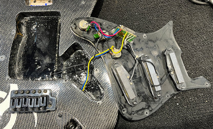Luther Carbon Fiber S-Style Black Electric Guitars