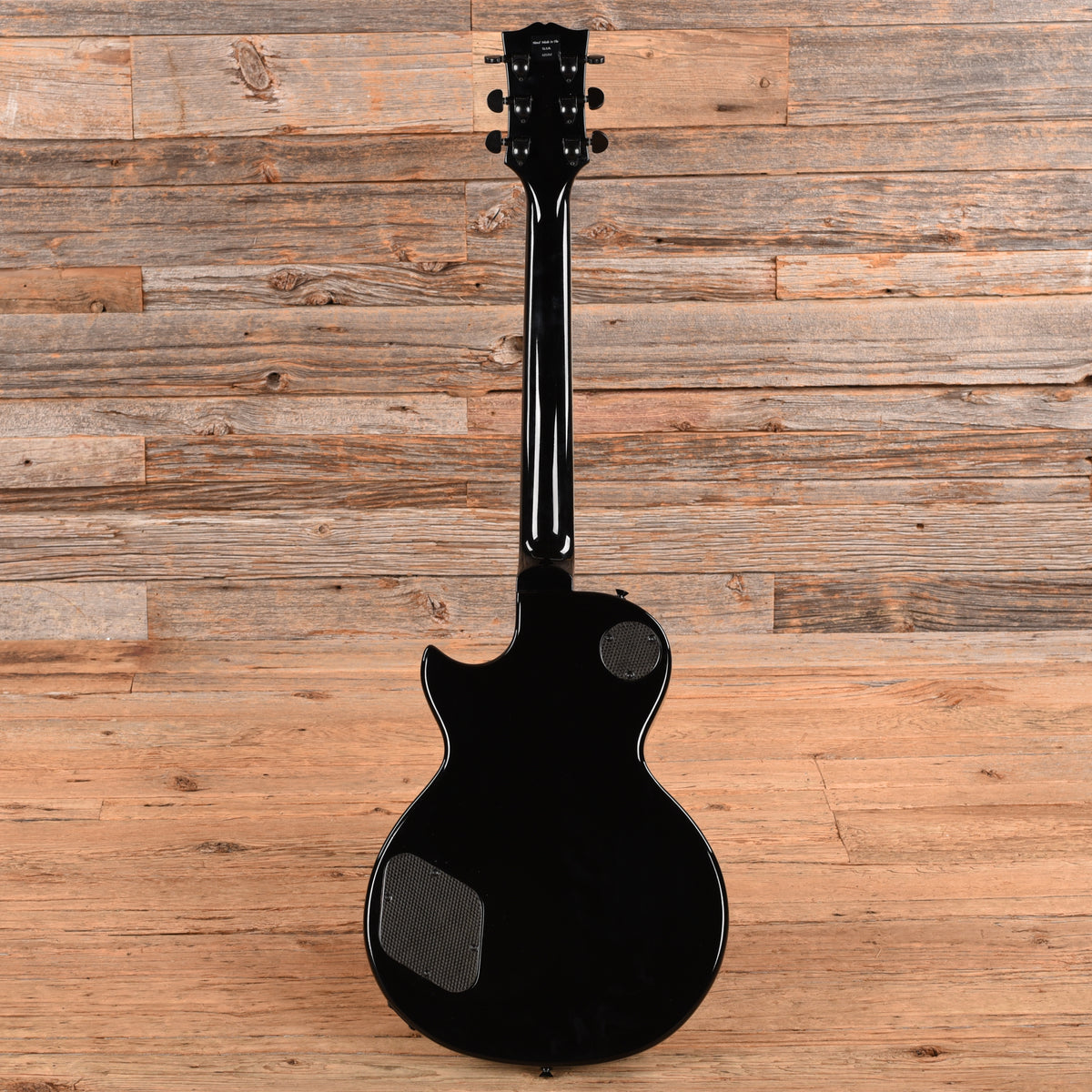 Luther LP Style Carbon Fiber Black Electric Guitars