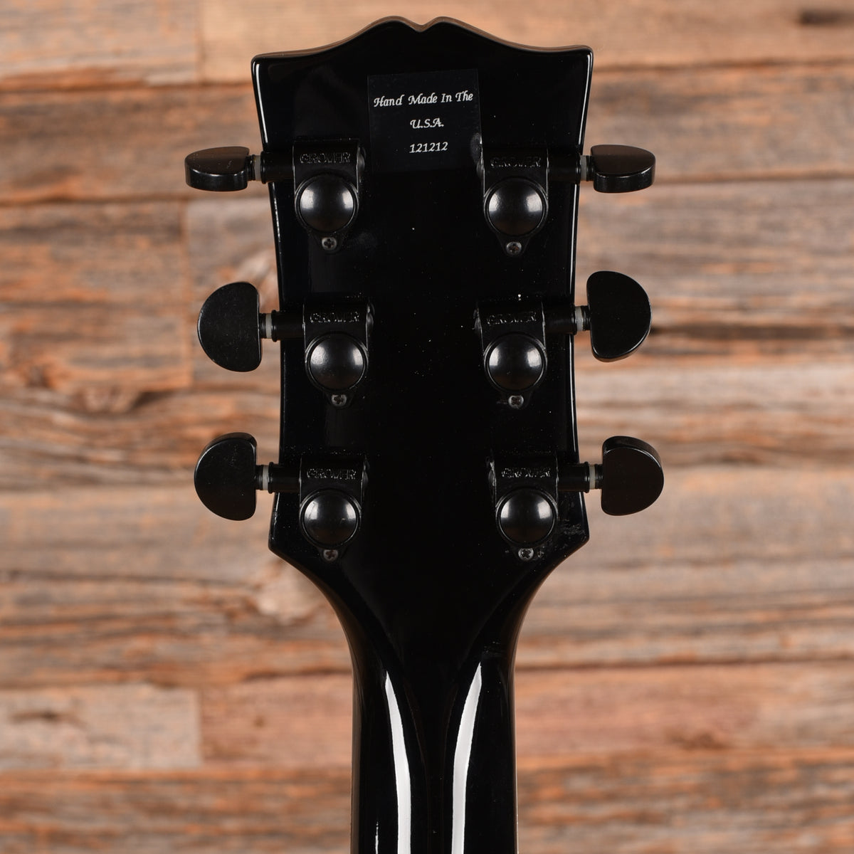 Luther LP Style Carbon Fiber Black Electric Guitars