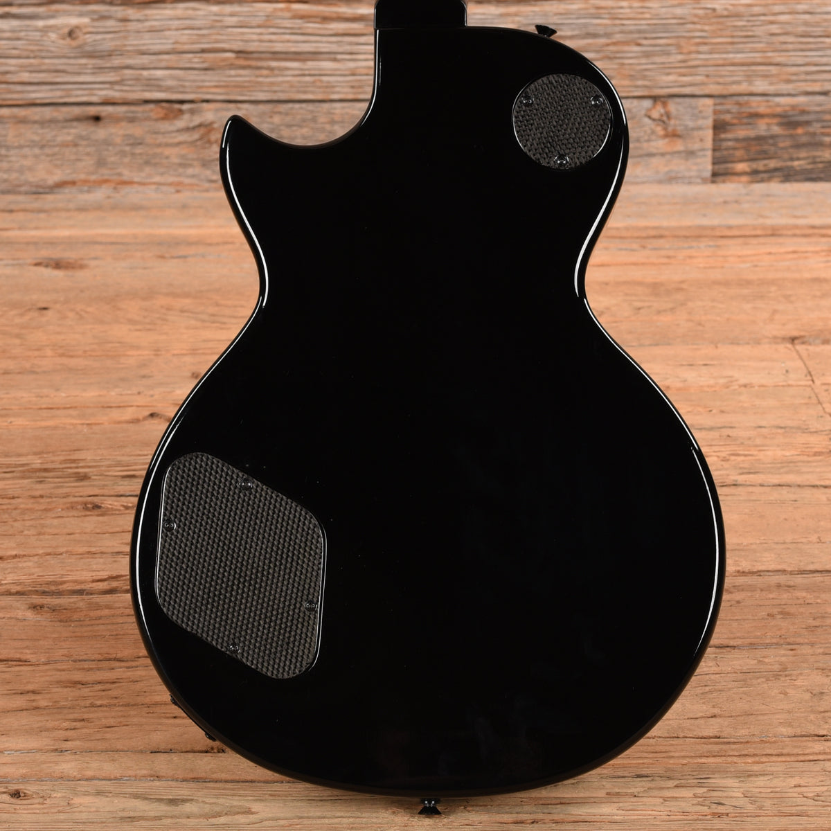 Luther LP Style Carbon Fiber Black Electric Guitars