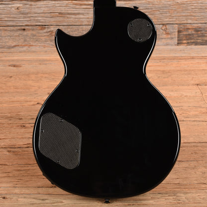 Luther LP Style Carbon Fiber Black Electric Guitars