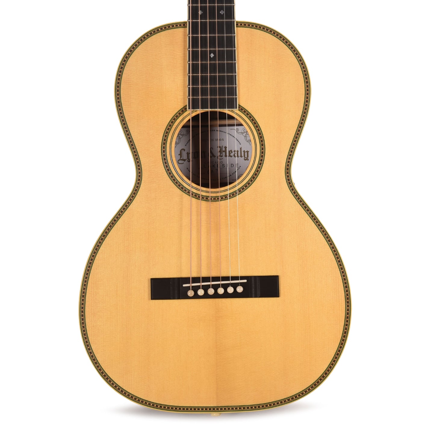 Lyon & Healy The Lakeside Adirondack Red Spruce/Indian Rosewood Satin Natural Acoustic Guitars / Parlor