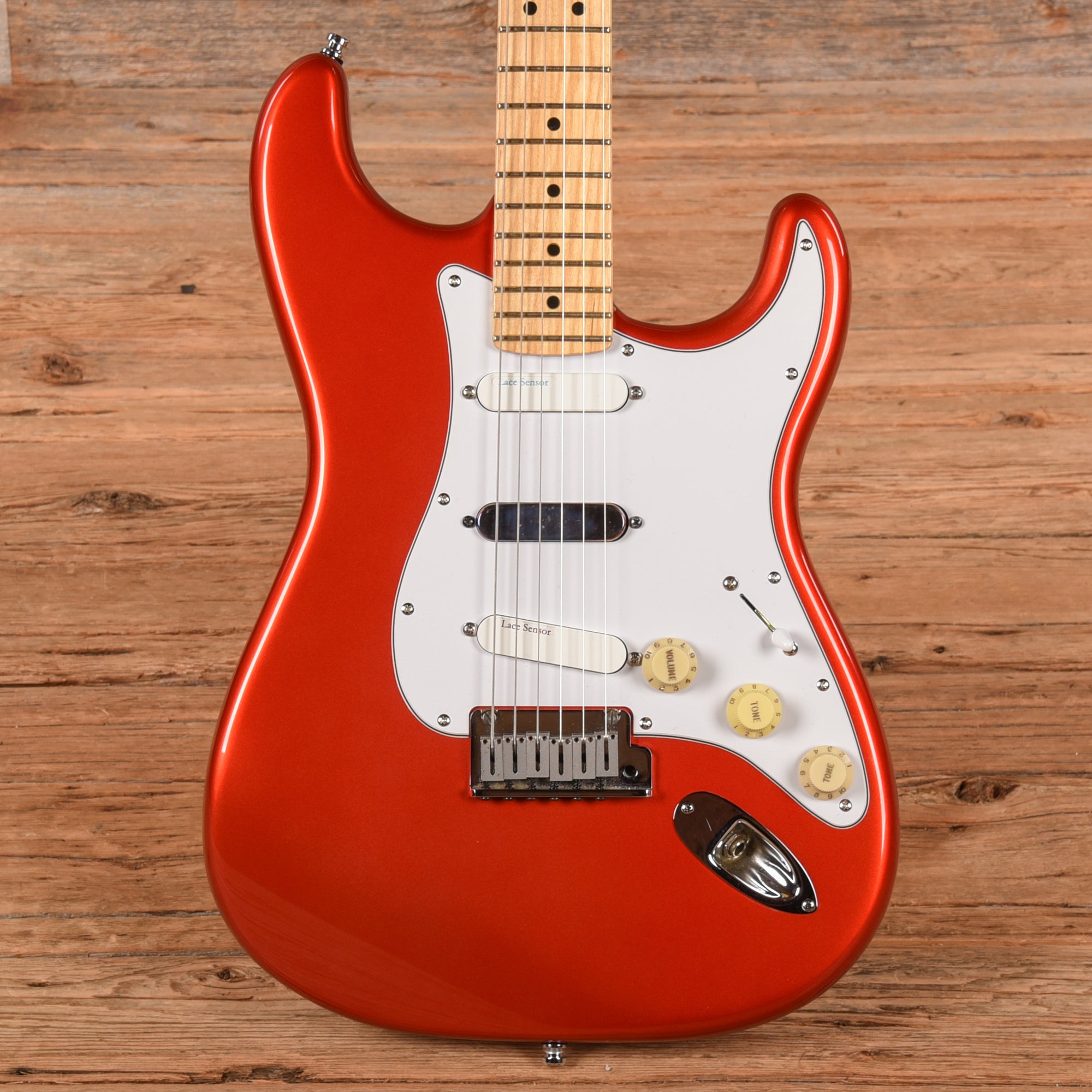 Fender American Standard Stratocaster Neck with Unknown Fender Body Autumn Blaze Metallic