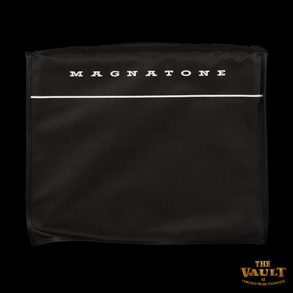 Magnatone BABY M80 12w 1x10" Combo CME Vault Exclusive Black Levant w/ Gold Piping & EC Collins Pinstripe Grill Cloth Amplifiers