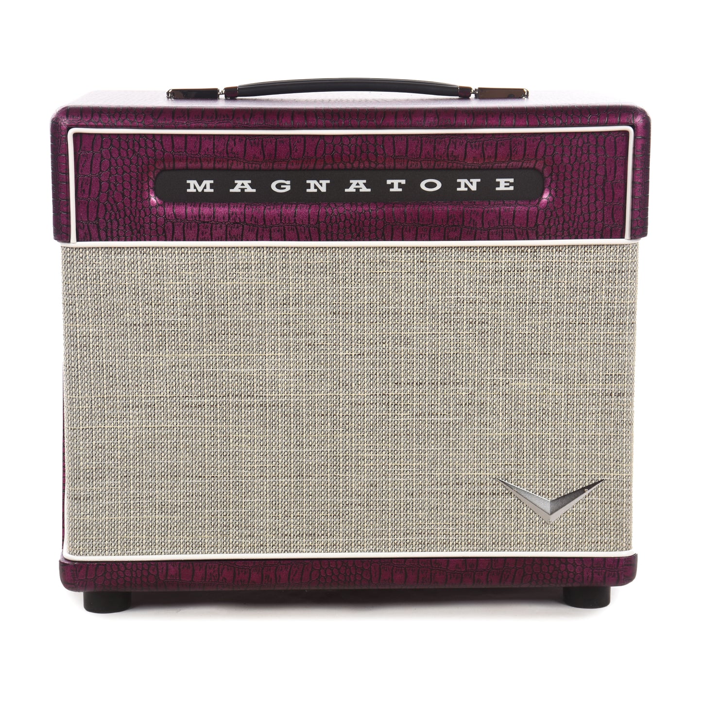 Magnatone 1x10" Extension Cab for Baby M80 Billy Gibbons Signature Chrome Grape Amps / Guitar Amps / Guitar Cabinets