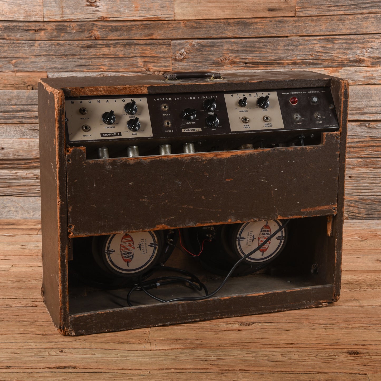 Magnatone Model 260 Custom 200 Series 2-Channel 35-Watt 2x12" Guitar Combo  1950s Amps / Guitar Amps / Guitar Cabinets