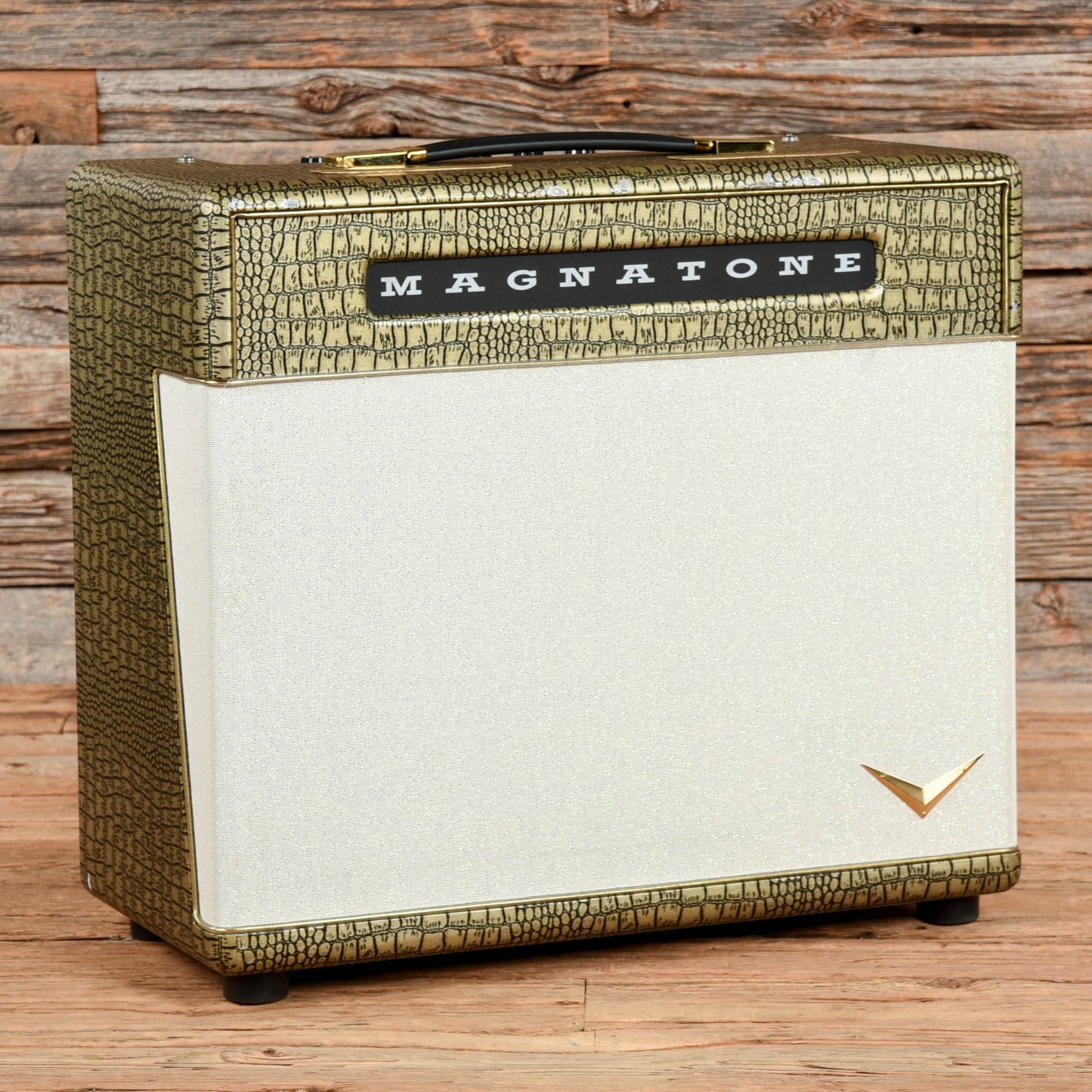 Magnatone Super Fifteen 15-Watt 1x12" Guitar Combo Amp Gold Croc Amps / Guitar Amps / Guitar Cabinets