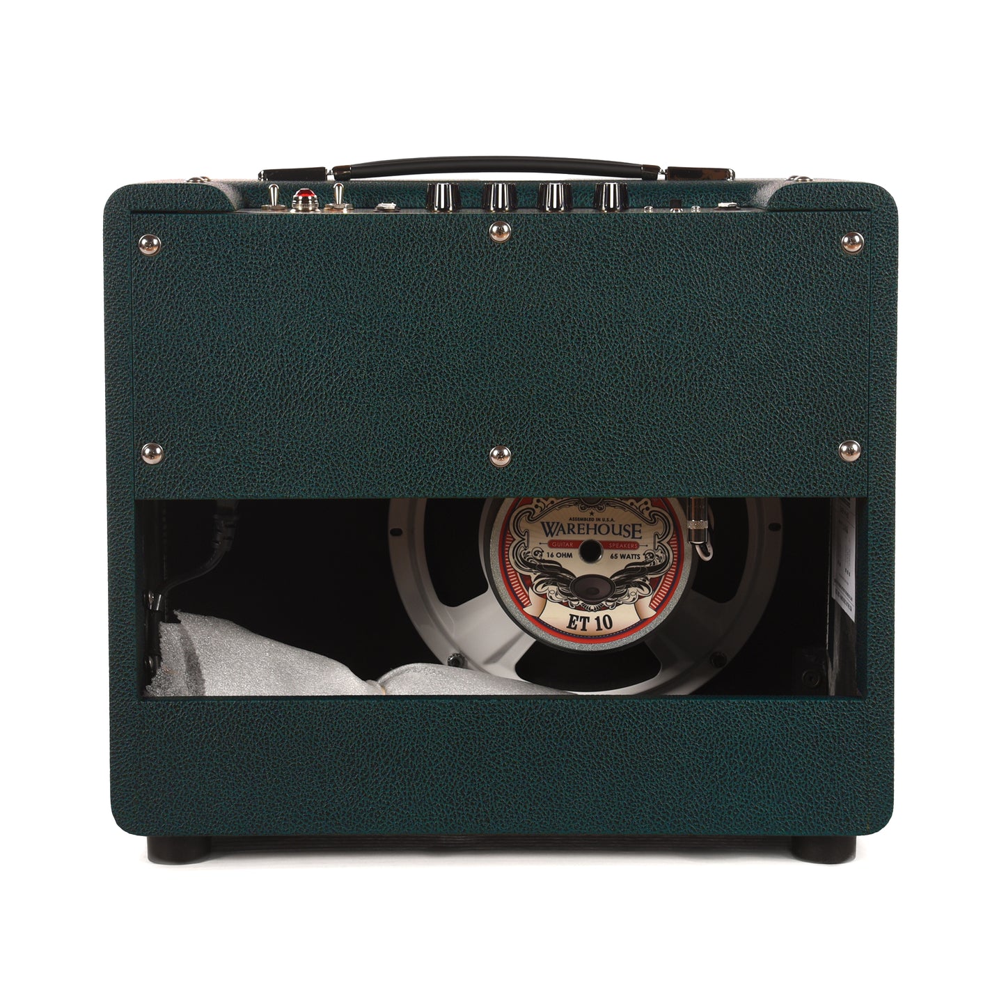 Magnatone BABY M80 12w 1x10" Combo Emerald Bronco w/ EC Collins Pinstripe Grill Cloth Amps / Guitar Amps / Guitar Combos