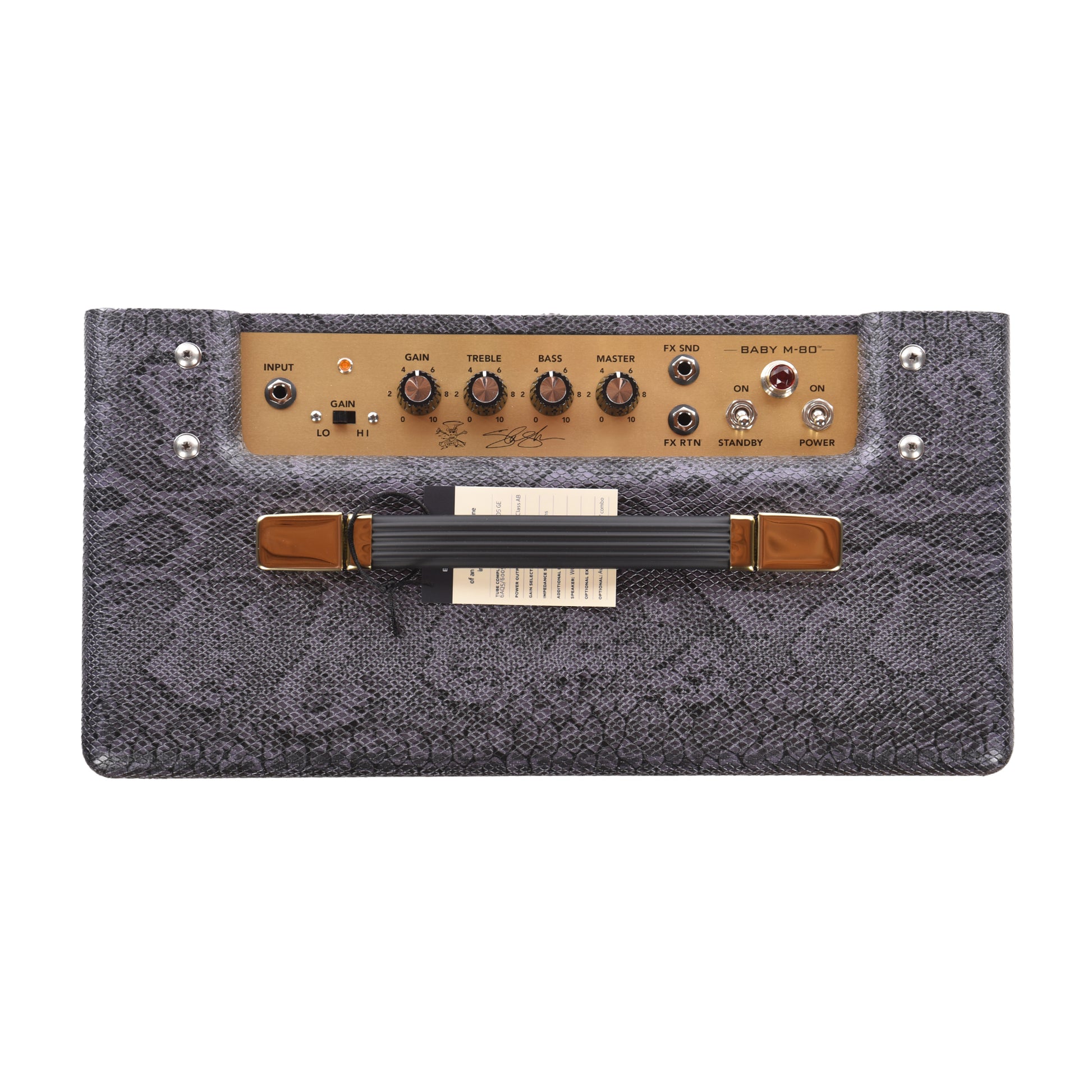 Magnatone BABY M80 12w 1x10" Combo Slash Signature Purple Python Amps / Guitar Amps / Guitar Combos