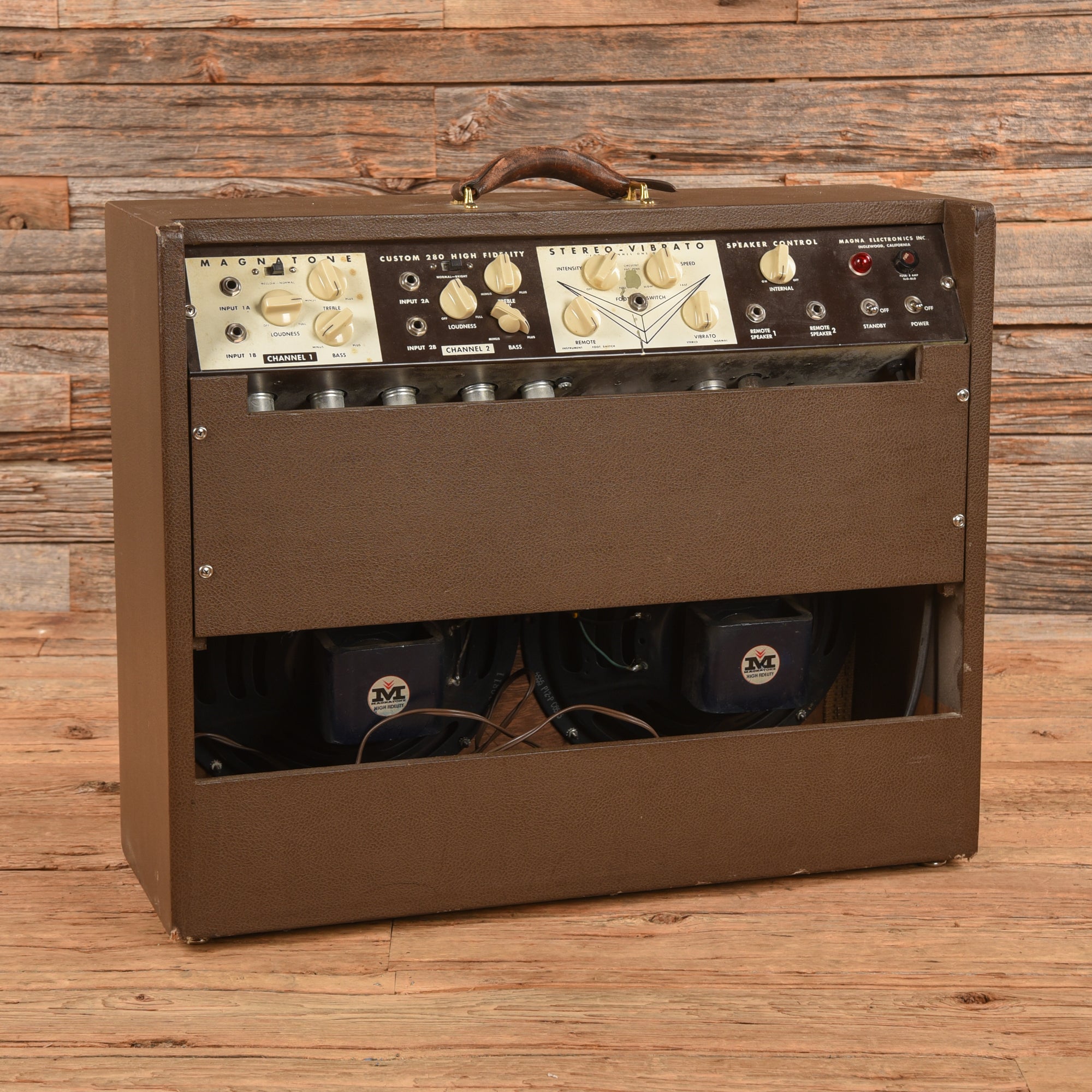 Magnatone Custom 280 High Fidelity 2x12 Amplifier  1958 Amps / Guitar Amps / Guitar Combos