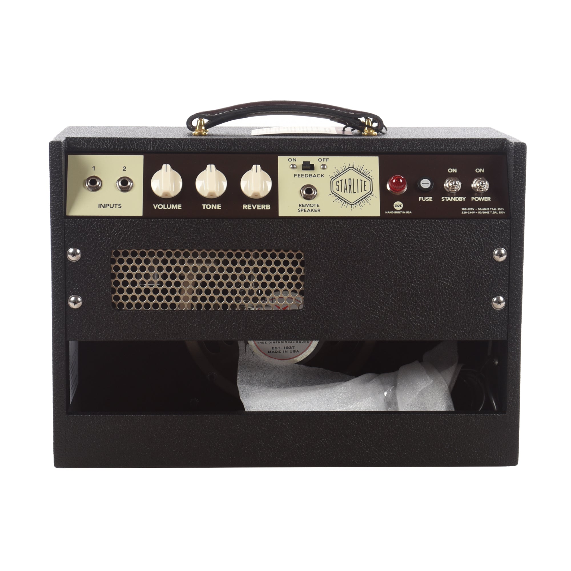 Magnatone Starlite 1x8 5W Combo Amp w/ Reverb Traditional Black Amps / Guitar Amps / Guitar Combos