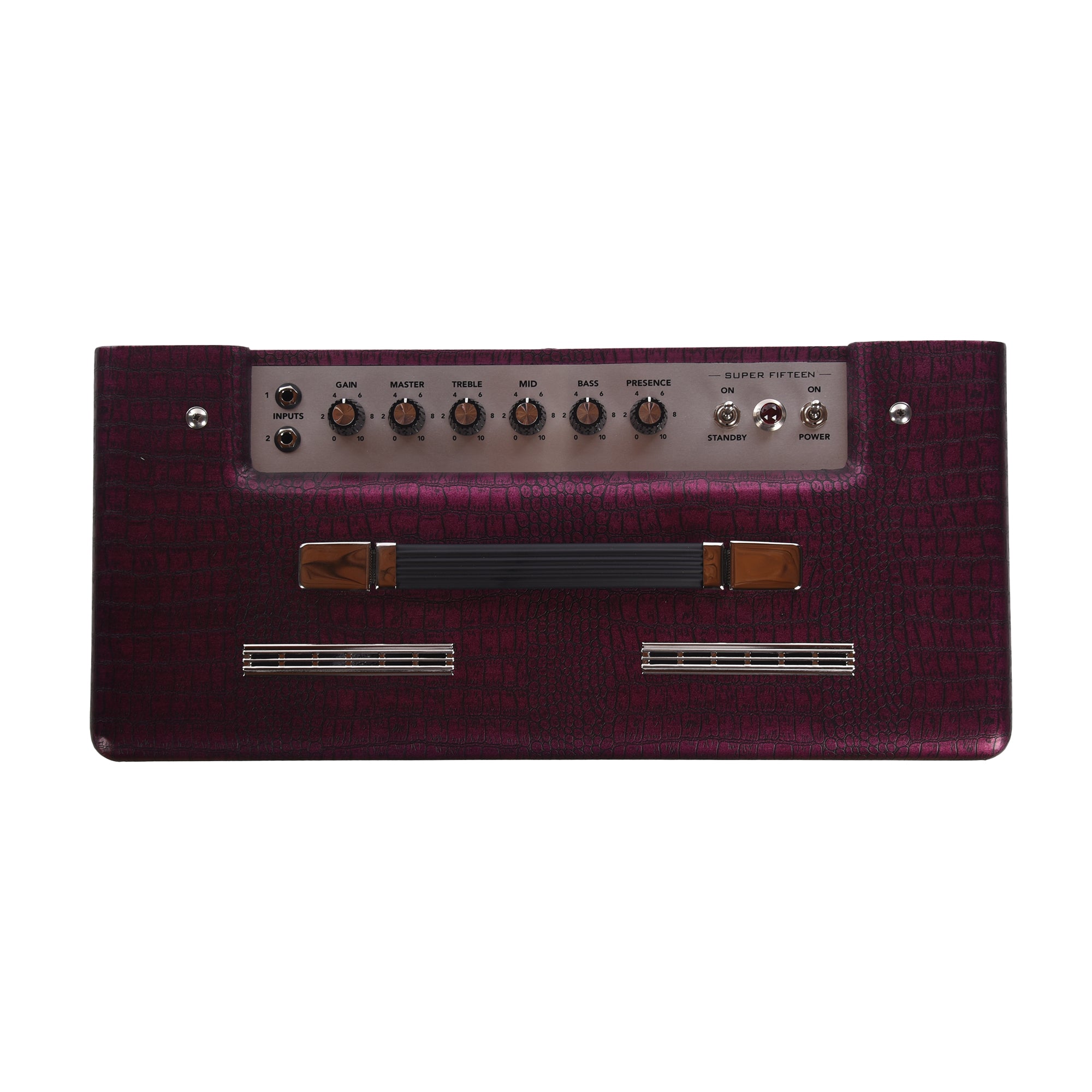 Magnatone Super Fifteen 1x12 15W Combo Amp Billy Gibbons Signature Chrome Grape Amps / Guitar Amps / Guitar Combos