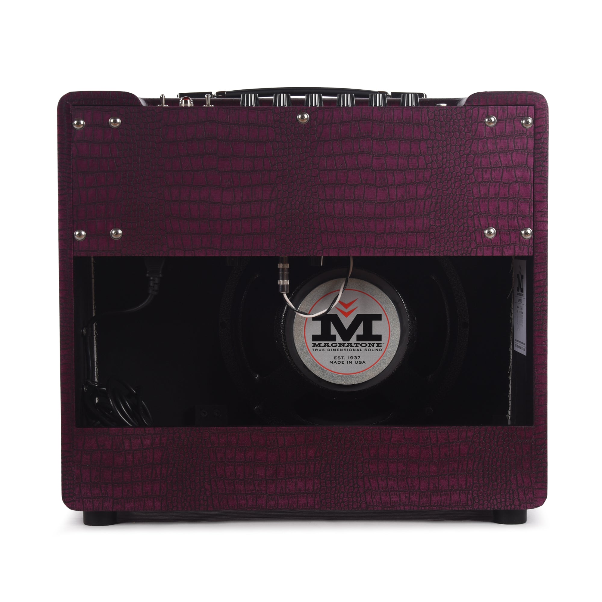 Magnatone Super Fifteen 1x12 15W Combo Amp Billy Gibbons Signature Chrome Grape Amps / Guitar Amps / Guitar Combos