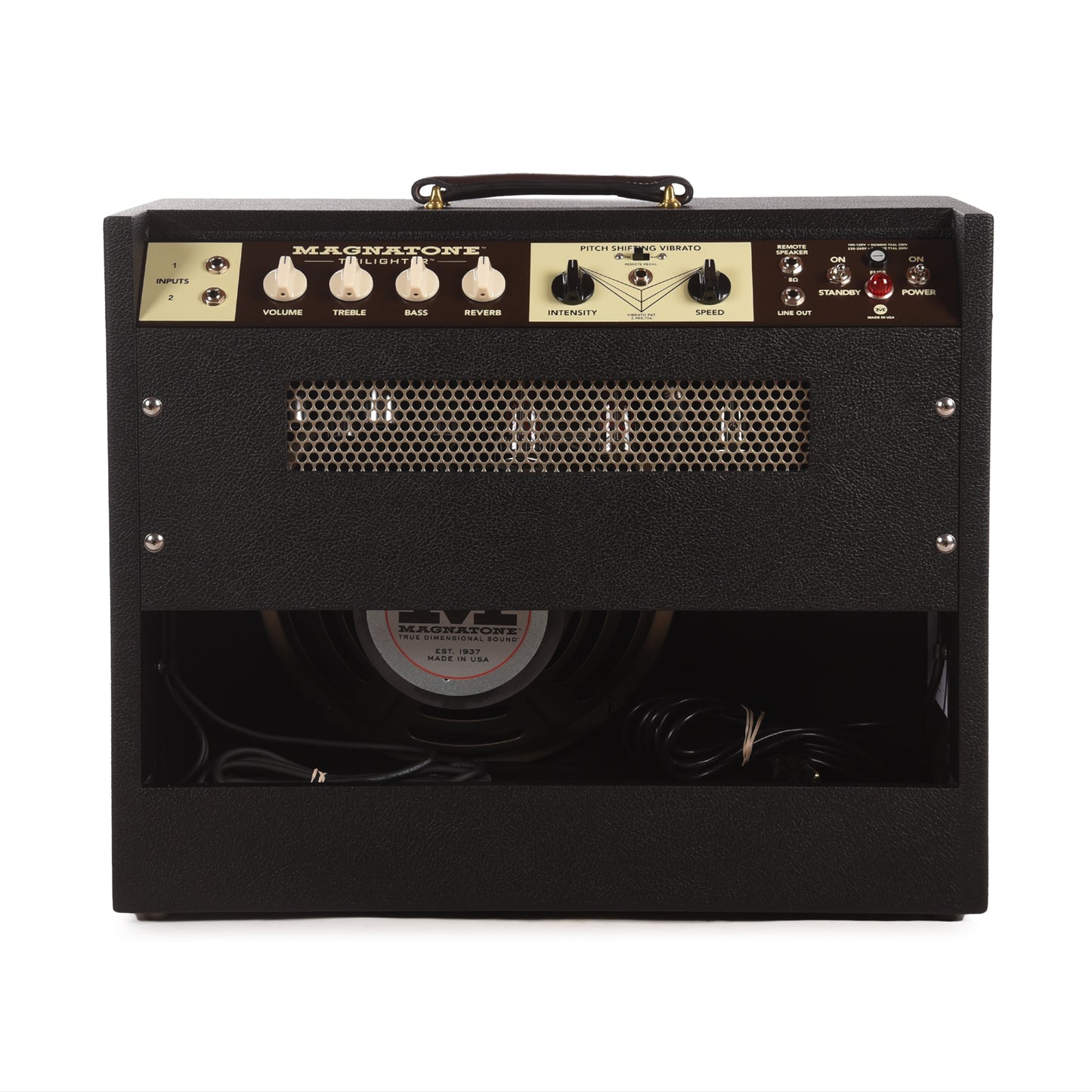 Magnatone Twilighter 22W 1x12 Combo Amp Black w/ Black Grill Amps / Guitar Amps / Guitar Combos