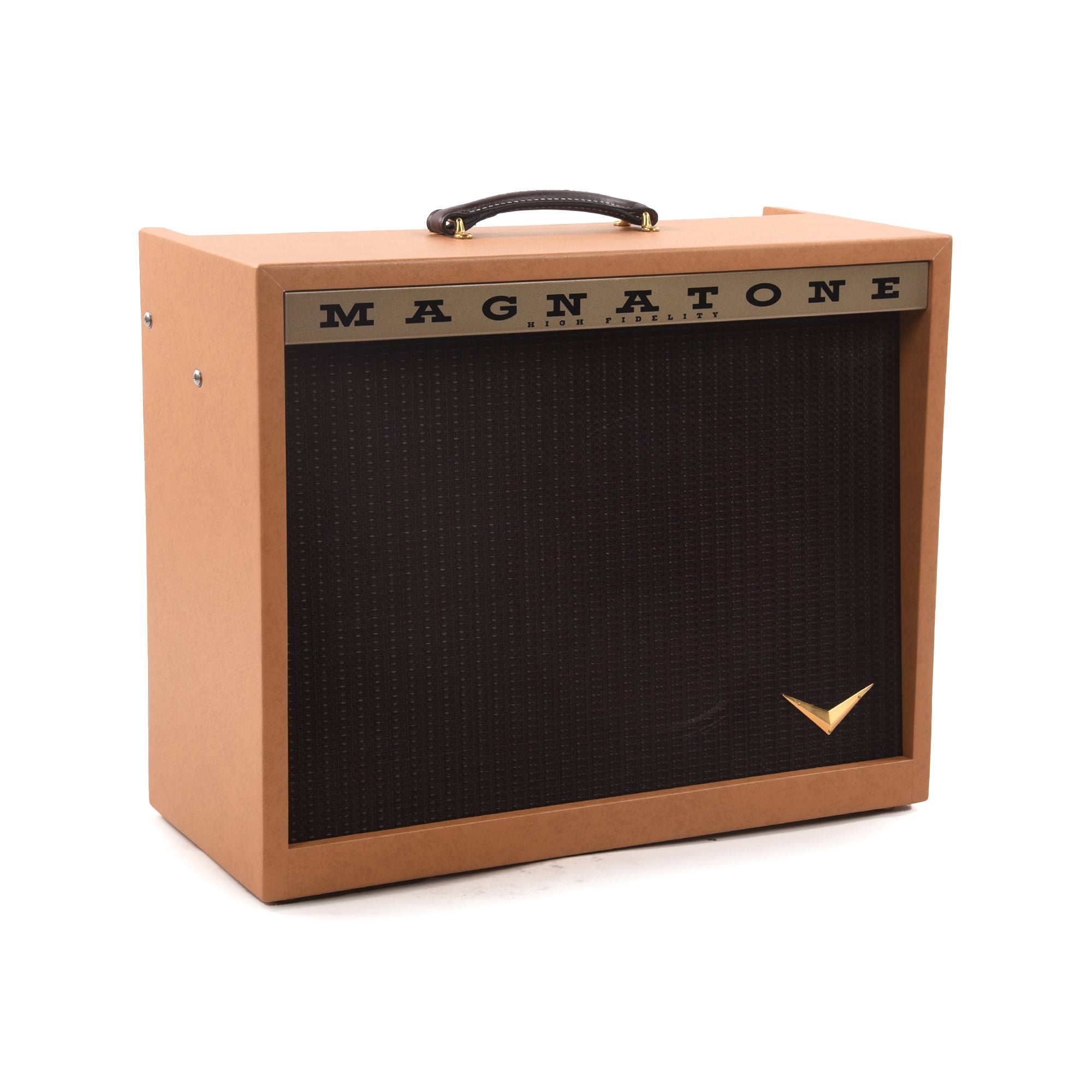 Magnatone Varsity Reverb 15W 1x12 Combo Amp Blonde w/ Oxblood Grill Amps / Guitar Amps / Guitar Combos