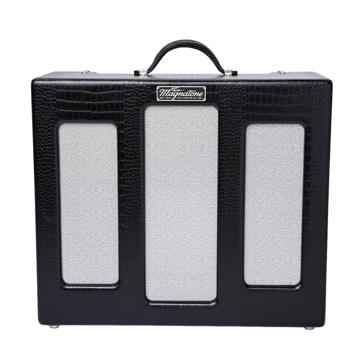 Magnatone Varsity Reverb 15w 1x12 Point to Point Handwired Combo Amp Cathedral Black Amps / Guitar Amps / Guitar Combos