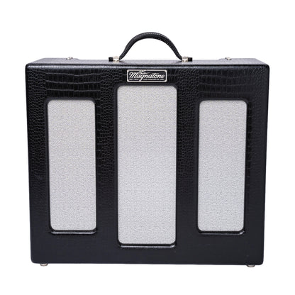 Magnatone Varsity Reverb 15w 1x12 Point to Point Handwired Combo Amp Cathedral Black Amps / Guitar Amps / Guitar Combos