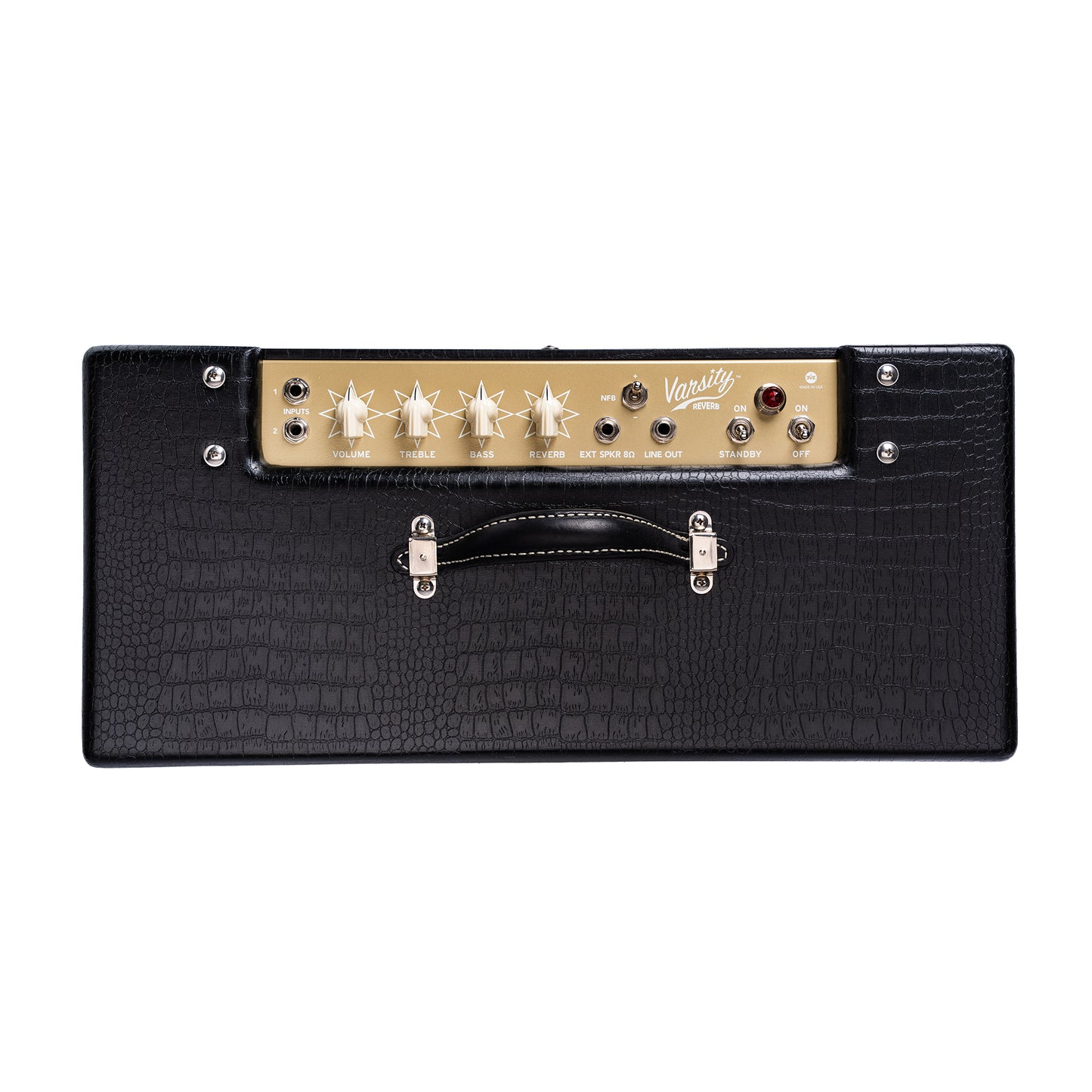 Magnatone Varsity Reverb 15w 1x12 Point to Point Handwired Combo Amp Cathedral Black Amps / Guitar Amps / Guitar Combos