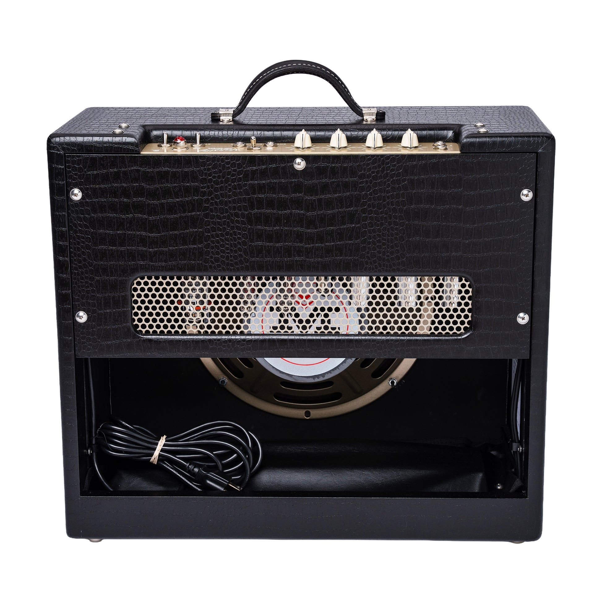 Magnatone Varsity Reverb 15w 1x12 Point to Point Handwired Combo Amp Cathedral Black Amps / Guitar Amps / Guitar Combos