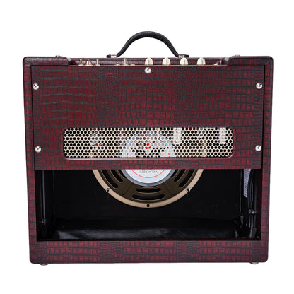 Magnatone Varsity Reverb 15w 1x12 Point to Point Handwired Combo Amp Cathedral Burgundy Amps / Guitar Amps / Guitar Combos