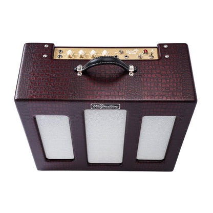 Magnatone Varsity Reverb 15w 1x12 Point to Point Handwired Combo Amp Cathedral Burgundy Amps / Guitar Amps / Guitar Combos