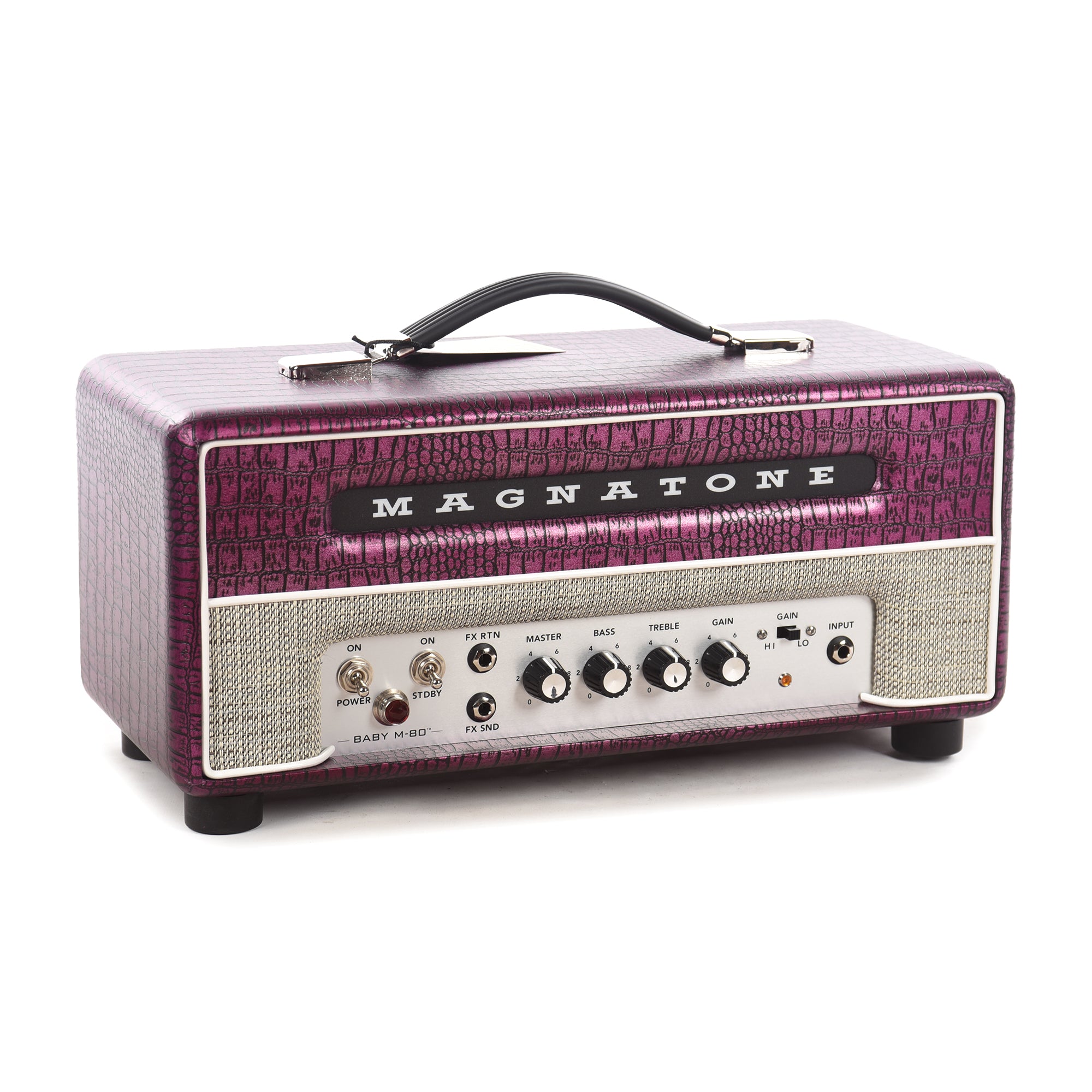 Magnatone BABY M-80 12w Head Billy Gibbons Signature Chrome Grape Amps / Guitar Amps / Guitar Heads