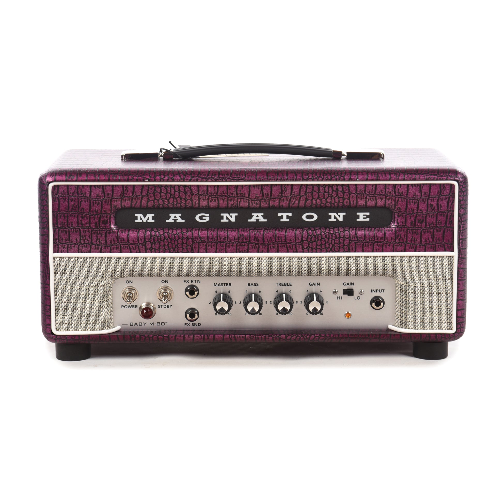 Magnatone BABY M-80 12w Head Billy Gibbons Signature Chrome Grape Amps / Guitar Amps / Guitar Heads