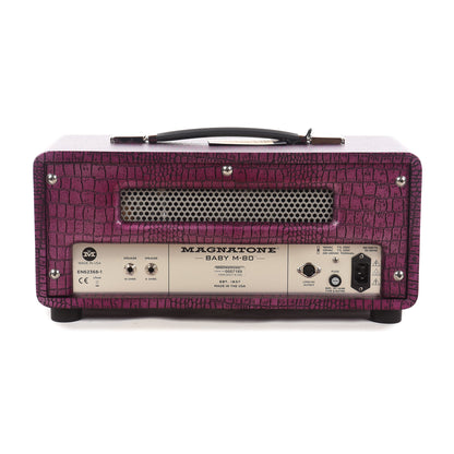 Magnatone BABY M-80 12w Head Billy Gibbons Signature Chrome Grape Amps / Guitar Amps / Guitar Heads