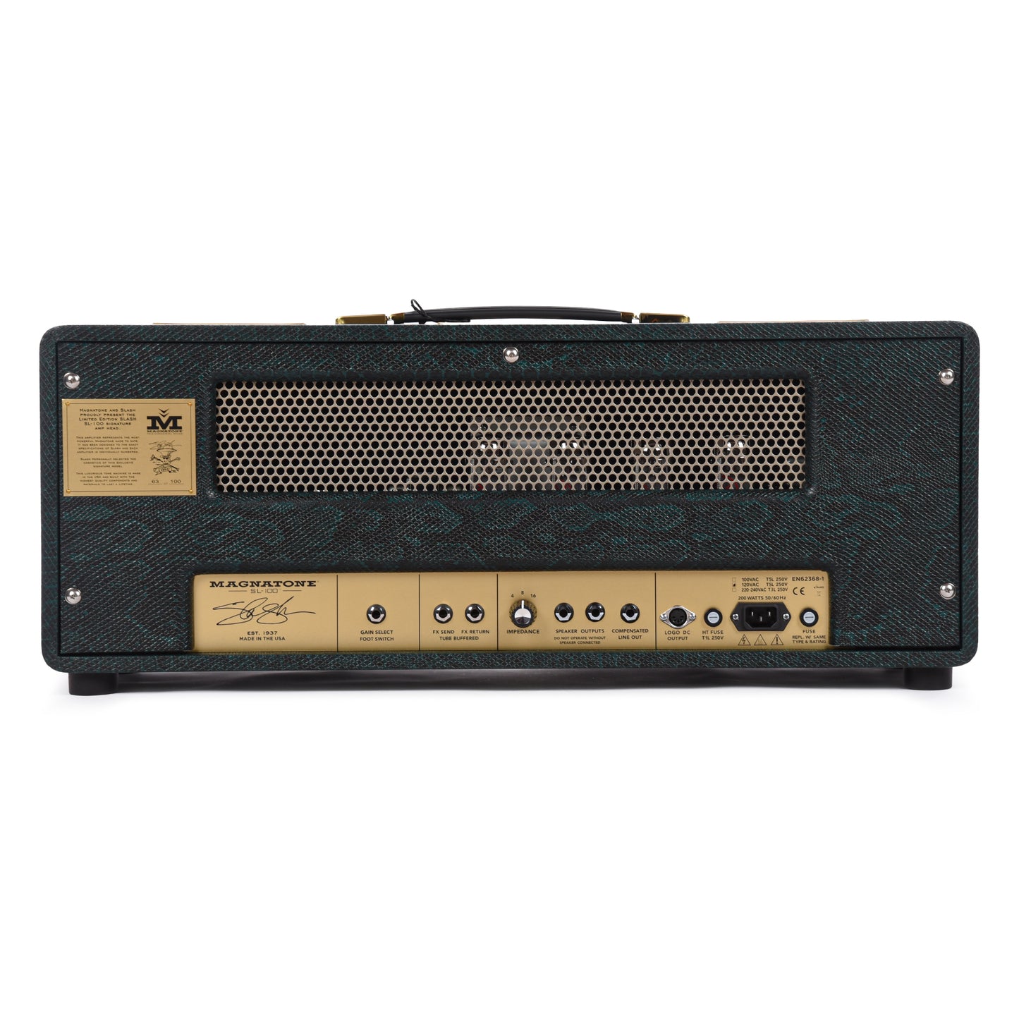 Magnatone Slash Signature 100W Head Amps / Guitar Amps / Guitar Heads