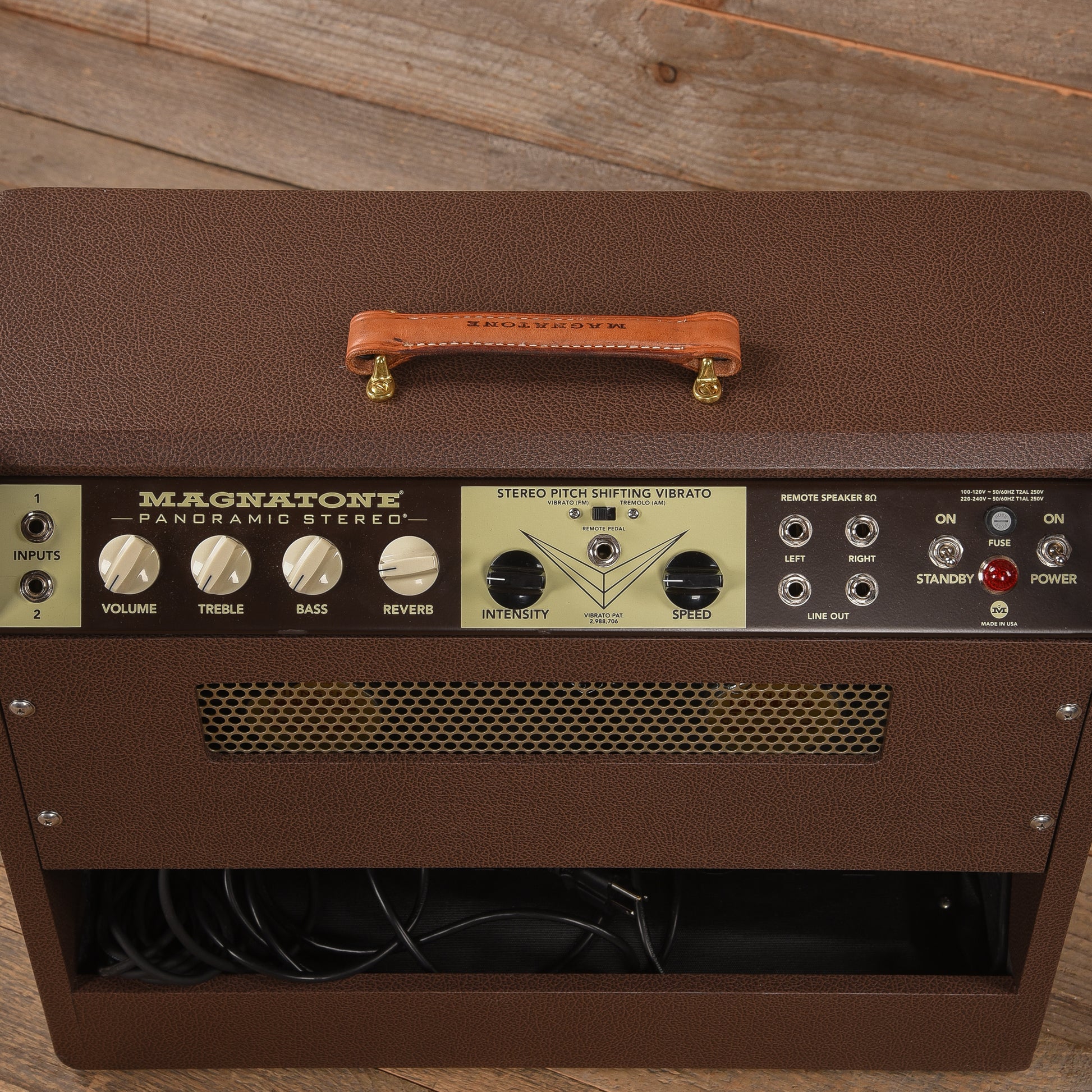 Magnatone Panoramic Stereo 12/12W 2x10 Combo Amp Amps / Guitar Combos