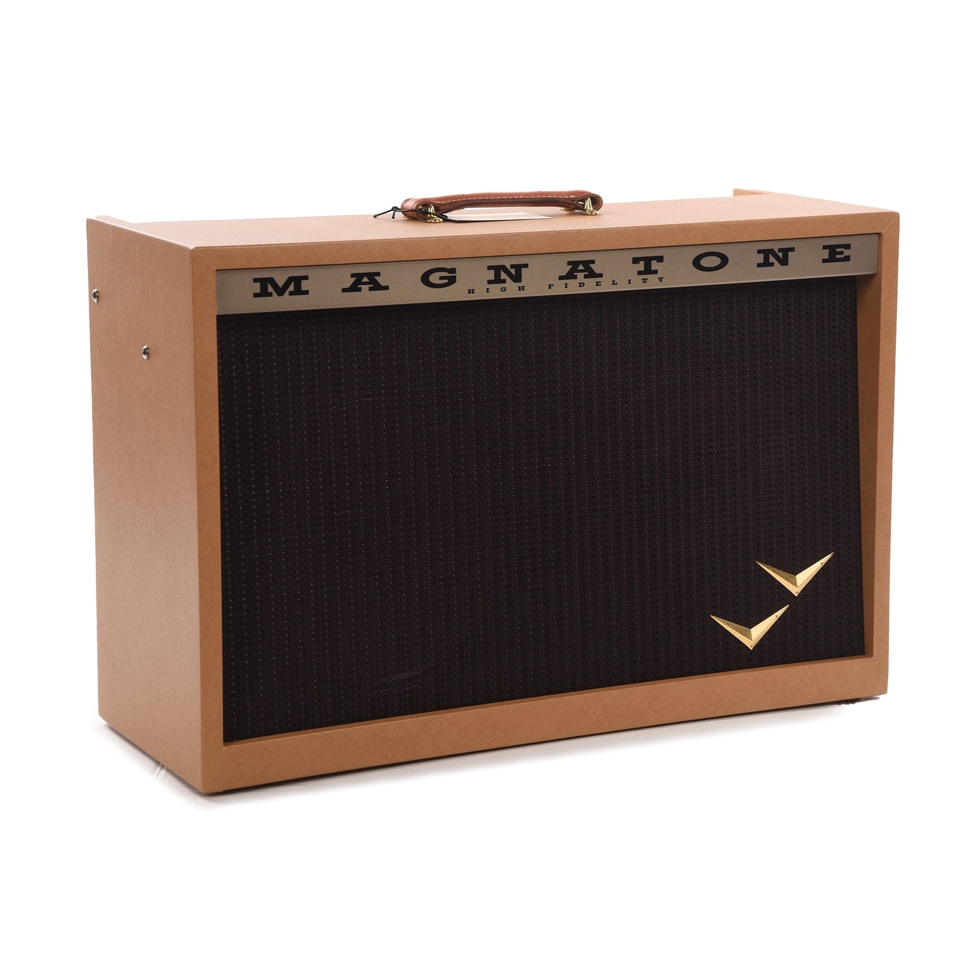 Magnatone Twilighter Stereo 22/22W 2x12 Combo Amp Camel w/ Oxblood Grill Amps / Guitar Combos