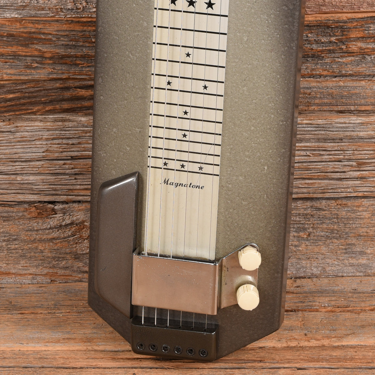 Magnatone Deluxe Hawaiian Electric Lap Steel Silver 1949 Electric Guitars