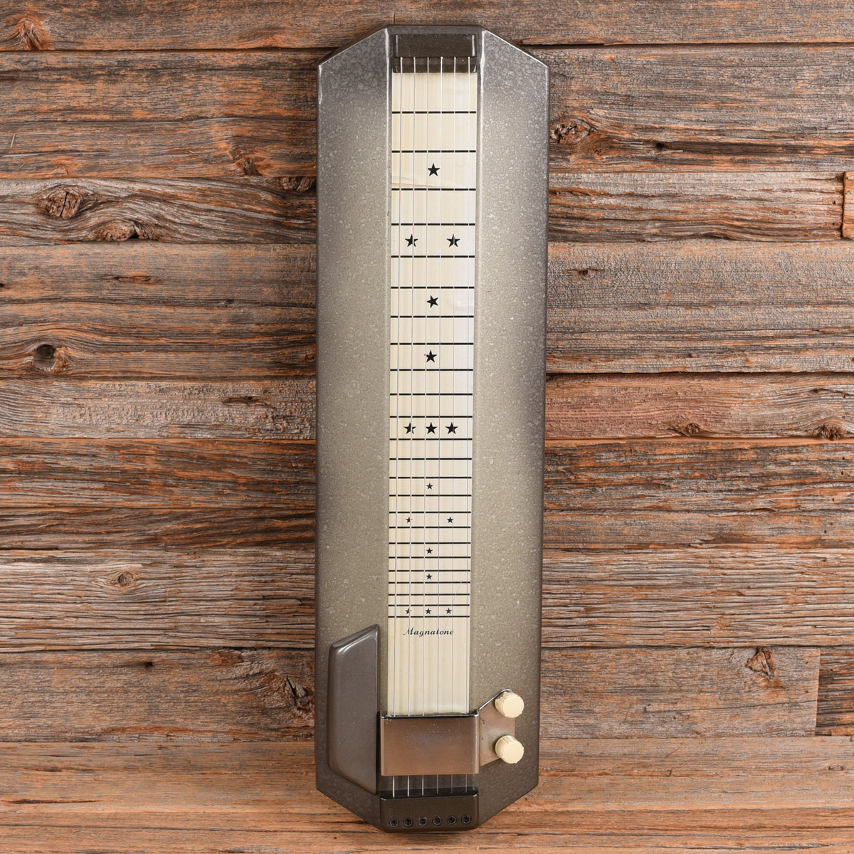 Magnatone Deluxe Hawaiian Electric Lap Steel Silver 1949 Electric Guitars
