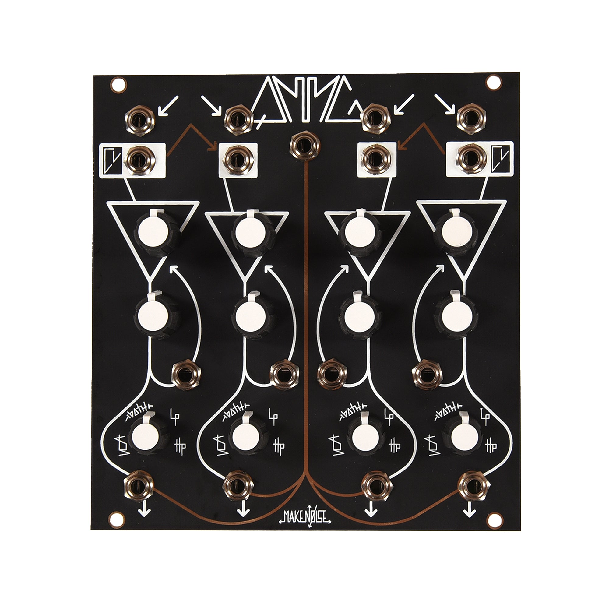 Make Noise QMMG Quad Multi-Mode Gate 2024 Black & Gold Edition Keyboards and Synths / Synths / Eurorack