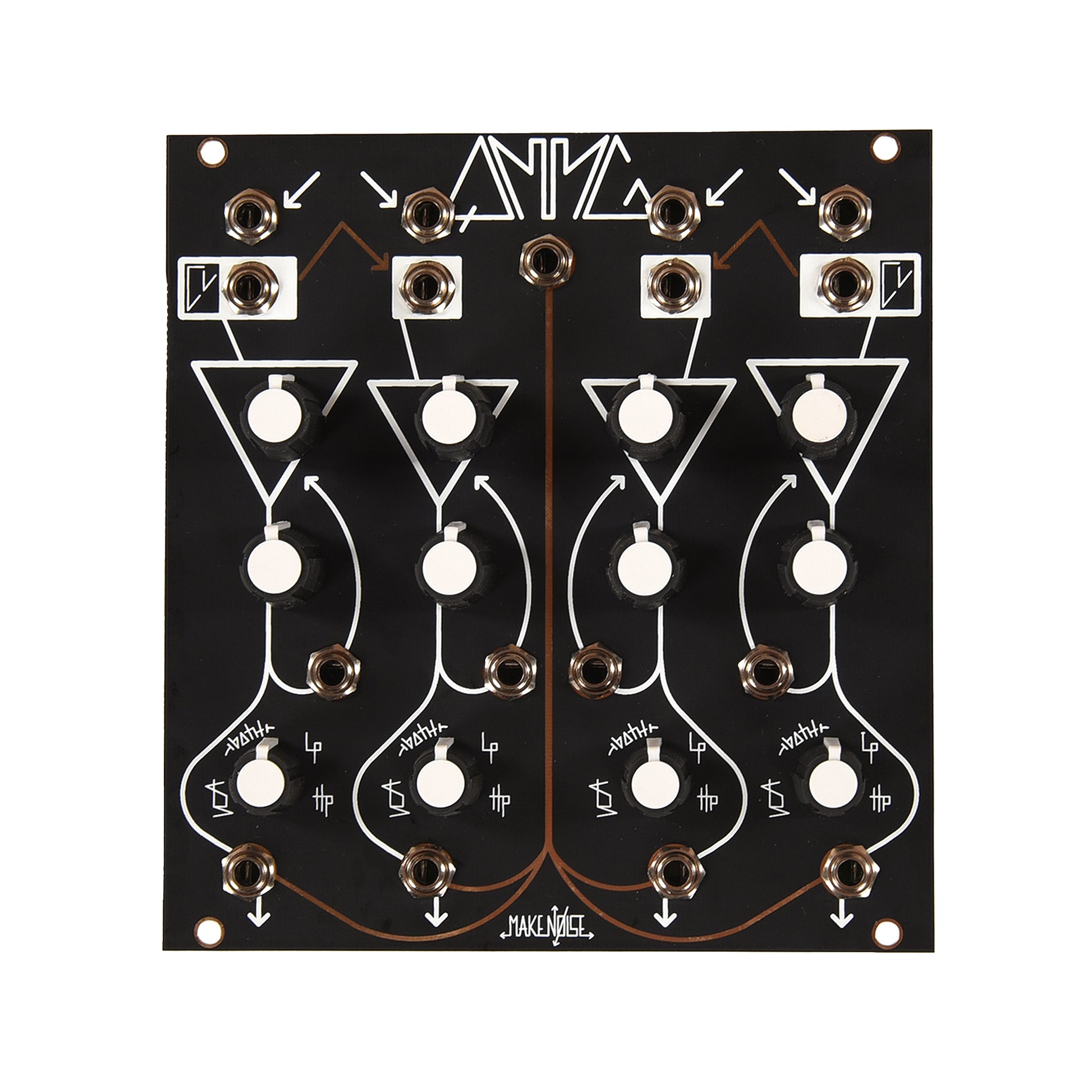 Make Noise QMMG Quad Multi-Mode Gate 2024 Black & Gold Edition Keyboards and Synths / Synths / Eurorack