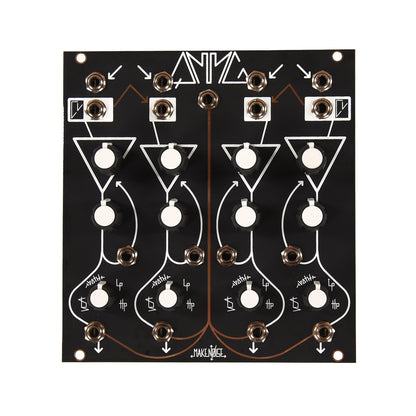 Make Noise QMMG Quad Multi-Mode Gate 2024 Black & Gold Edition Keyboards and Synths / Synths / Eurorack