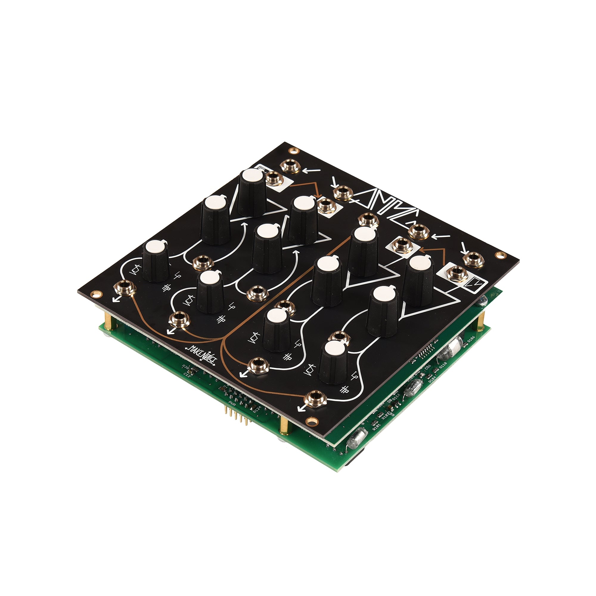 Make Noise QMMG Quad Multi-Mode Gate 2024 Black & Gold Edition Keyboards and Synths / Synths / Eurorack