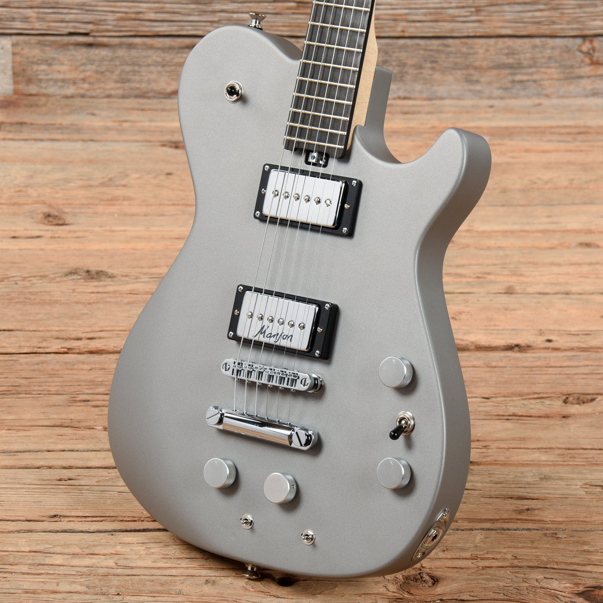 Manson MA EVO Fuzz Phase Grey Matter with MBK-1 Pickups Grey 2019 Electric Guitars / Solid Body