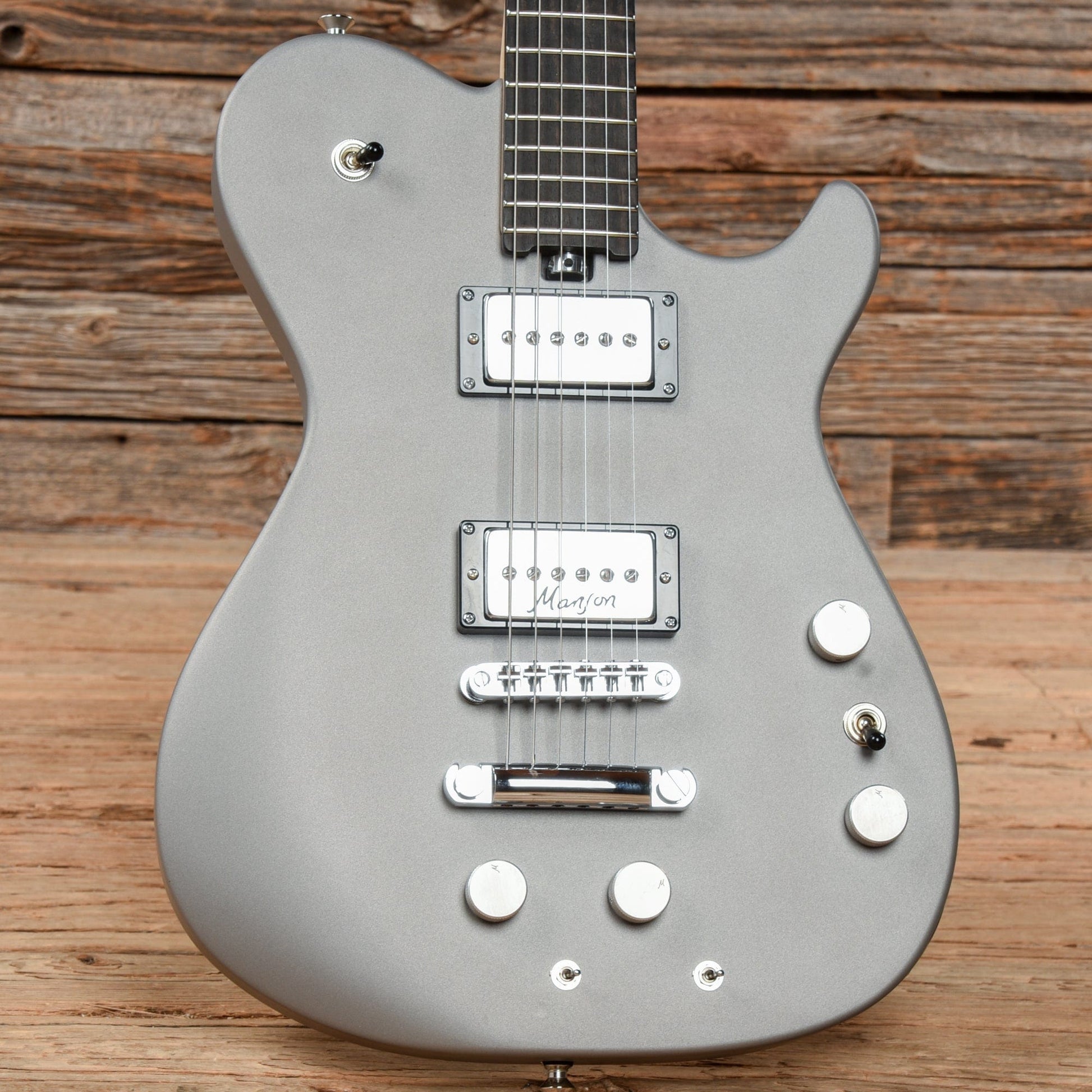 Manson MA EVO Fuzz Phase Grey Matter with MBK-1 Pickups Grey 2019 Electric Guitars / Solid Body