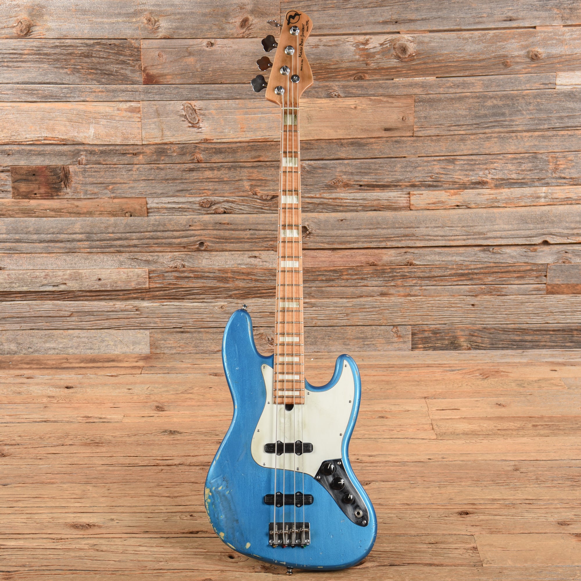 Marco Bass TFL-4 Relic Lake Placid Blue Bass Guitars / 4-String