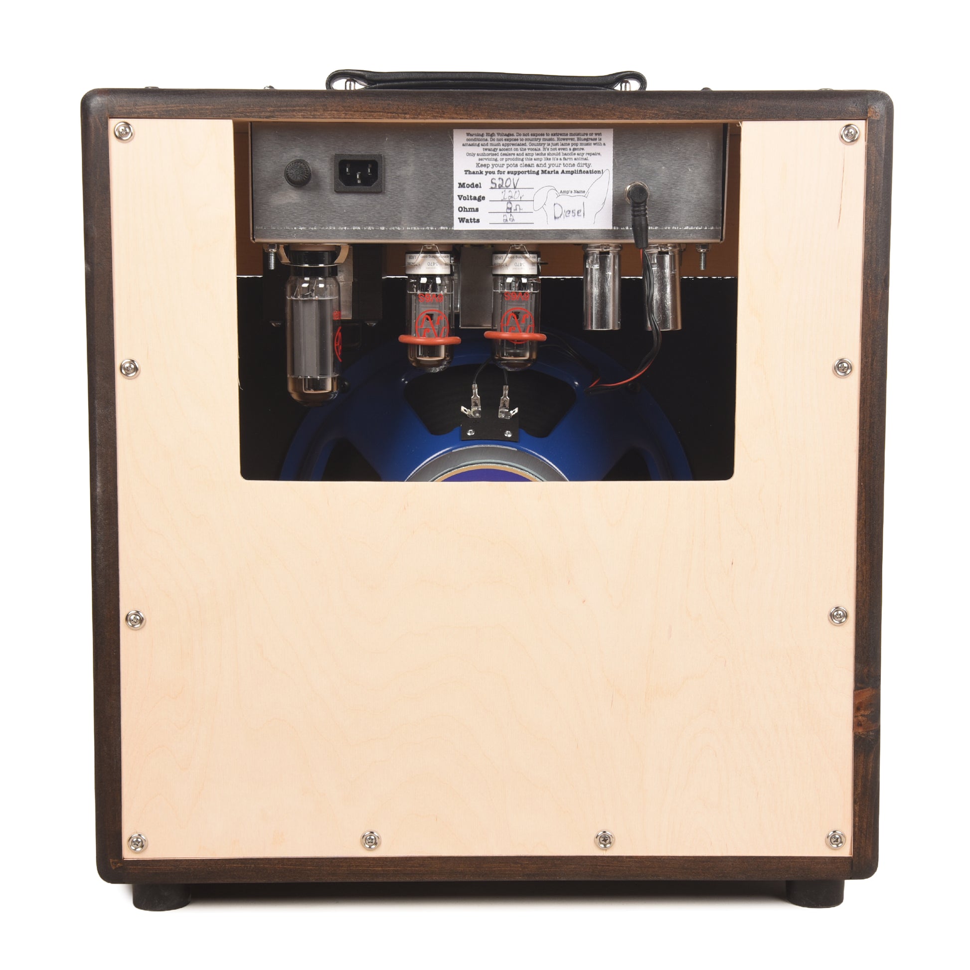 Marla Amplification S20V 22w 1x12 Combo Espresso Bean Amplifiers