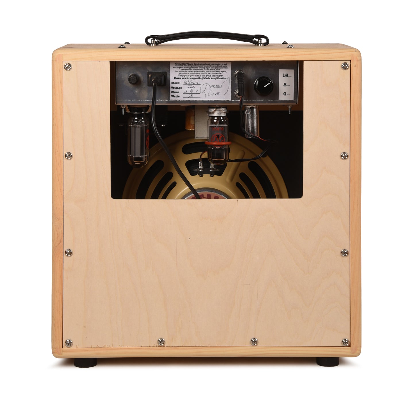 Marla Amplification S15 Classic 15w 1x12 Tube Amp Combo Natural Amps / Guitar Amps / Guitar Combos