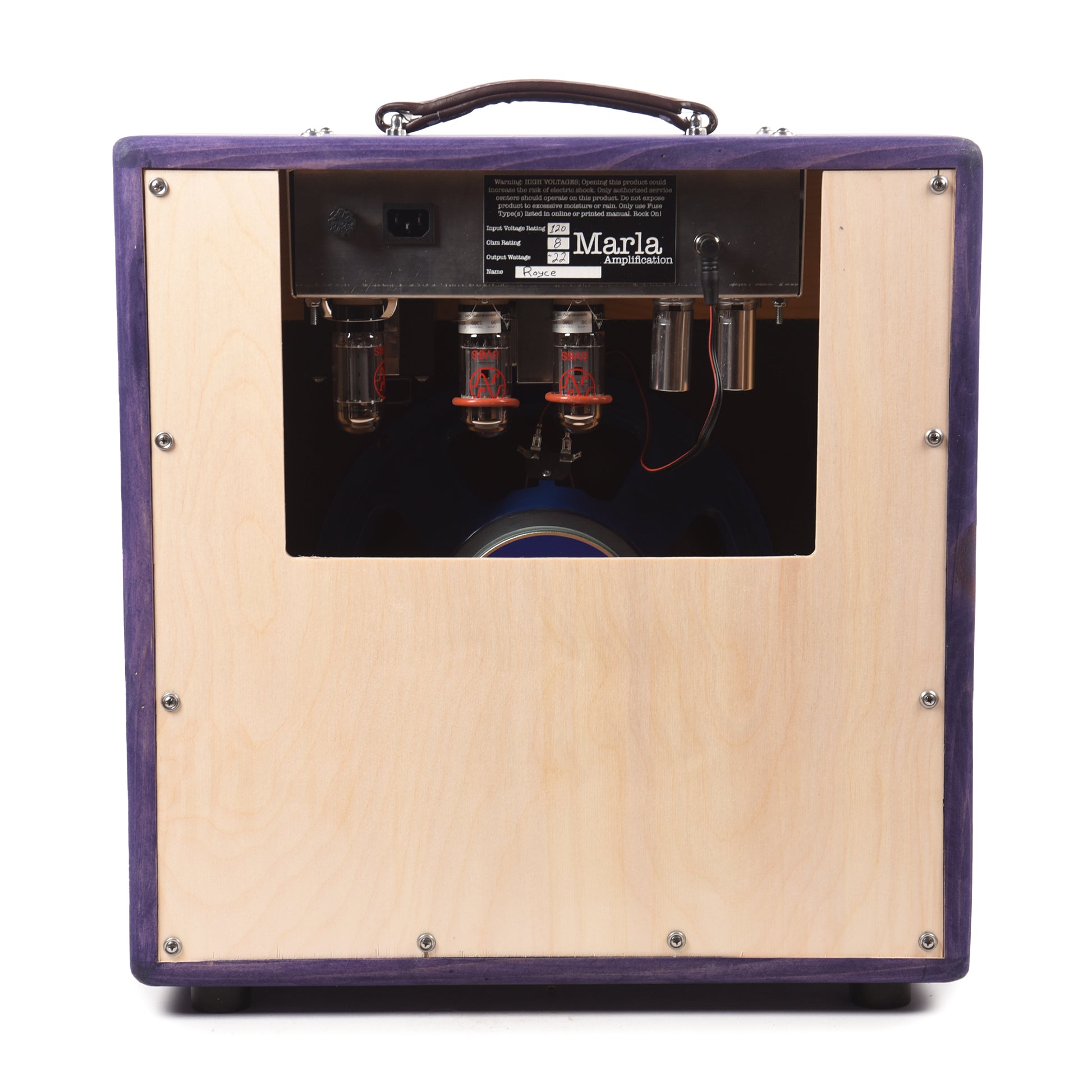 Marla Amplification S20V 22w 1x12 Combo Amp Deep Purple Amps / Guitar Amps / Guitar Combos