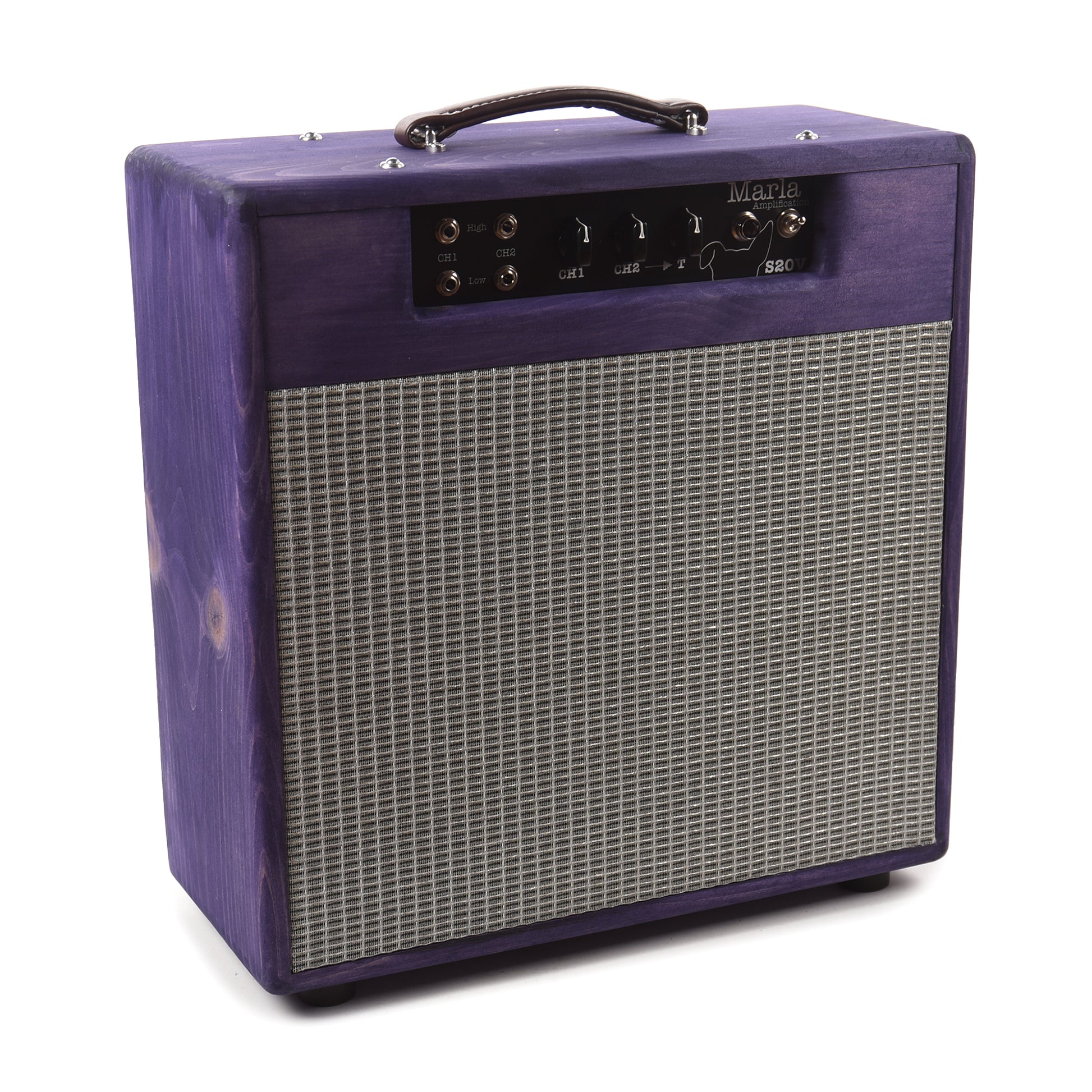 Marla Amplification S20V 22w 1x12 Combo Amp Deep Purple Amps / Guitar Amps / Guitar Combos