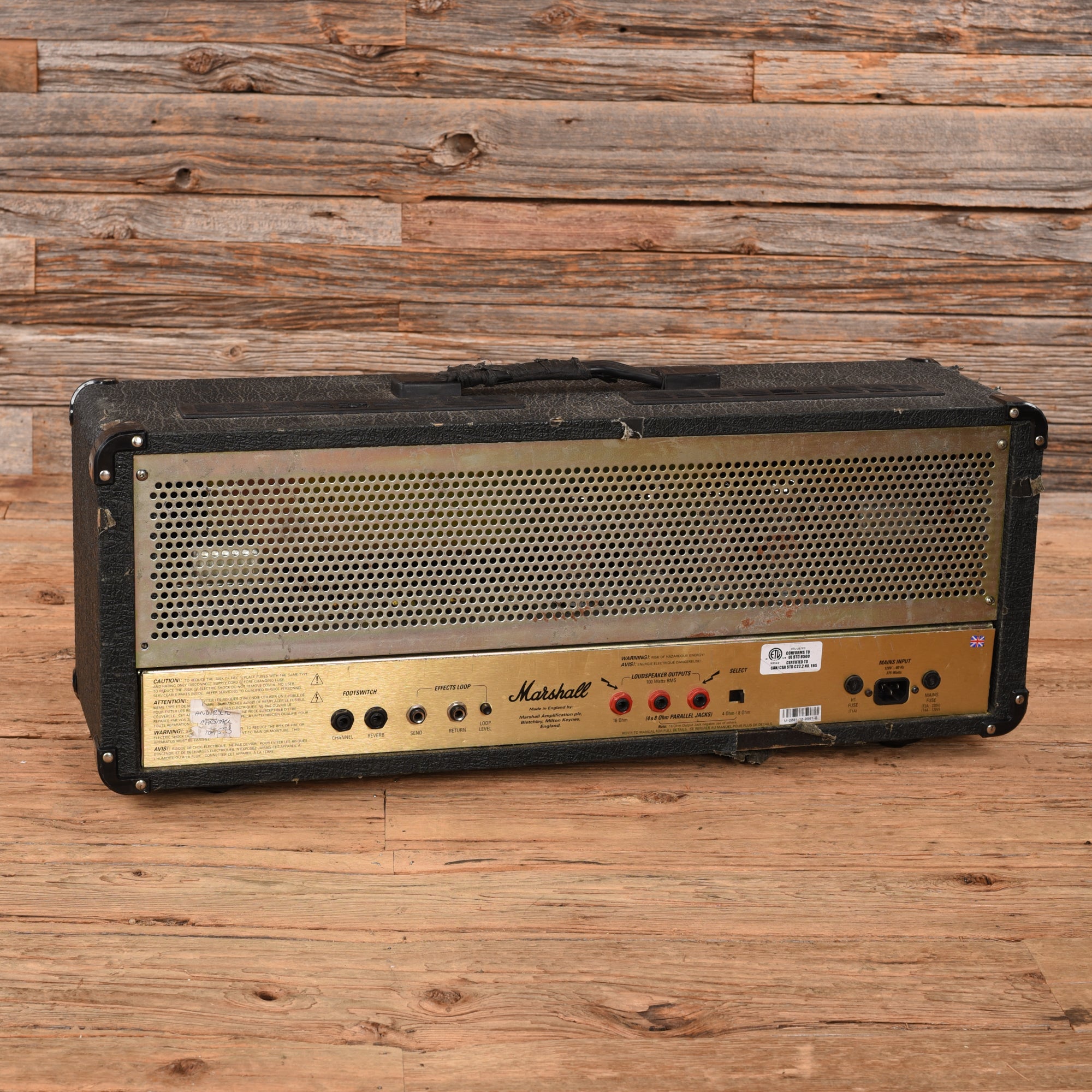 Marshall JCM 2000 DSL 100 Dual Super Lead 2-Channel 100-Watt Guitar Amp Head Amplifiers