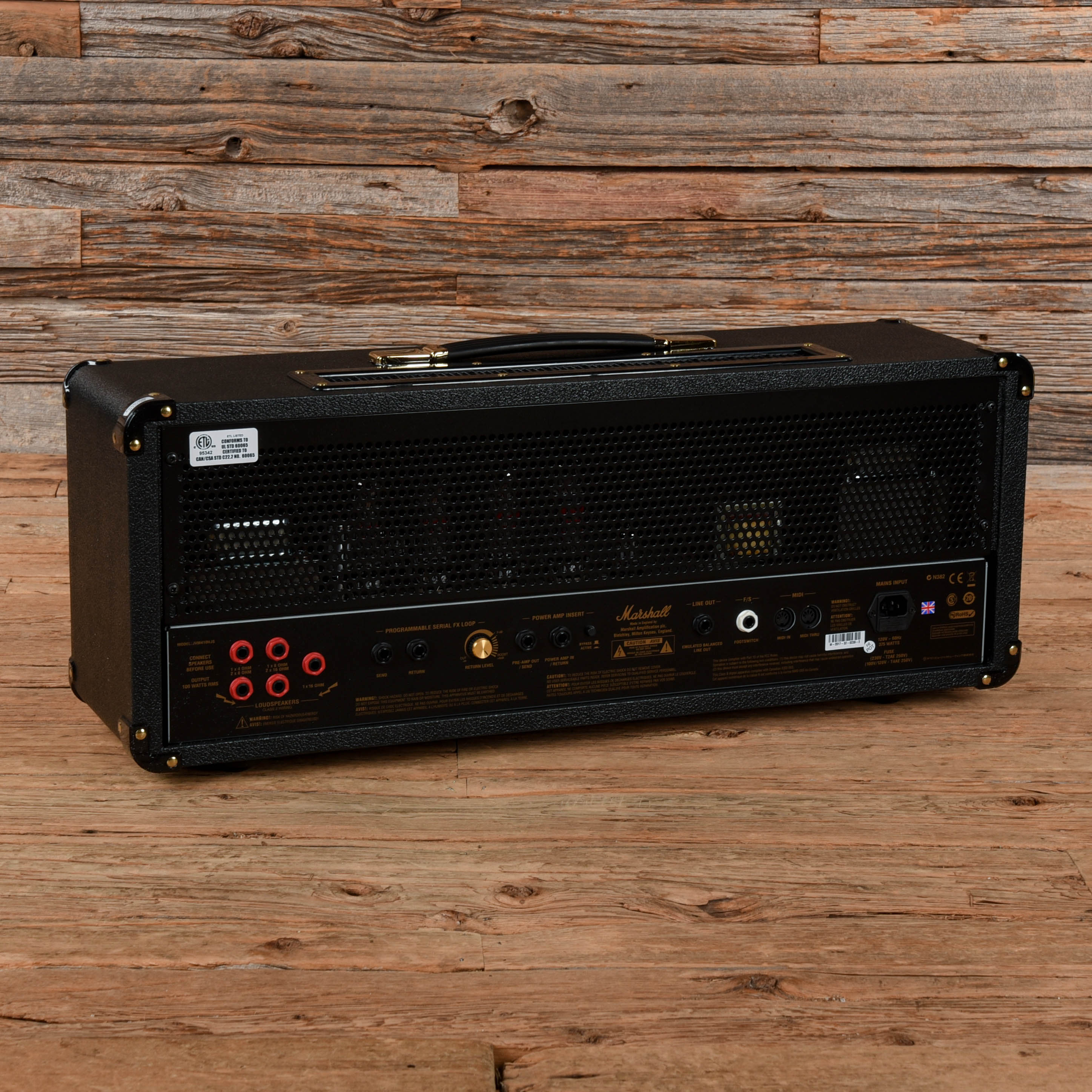 Marshall Marshall 100w Joe Satriani Head - Dave Amato of REO Speedwagon Amplifiers