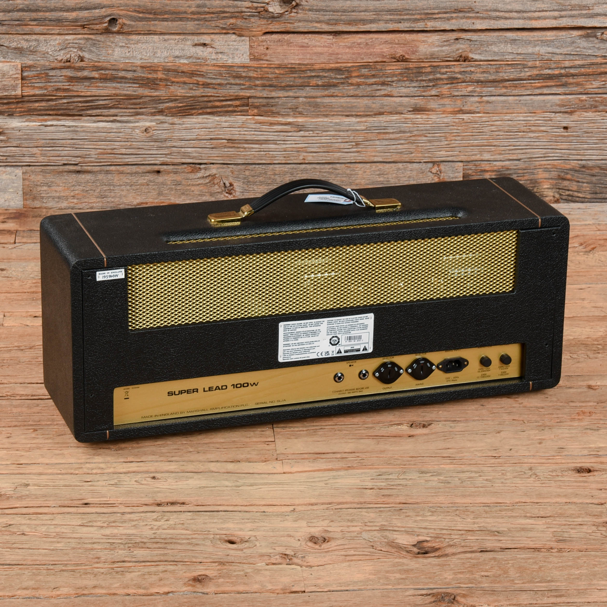 Marshall 1959HW Handwired JMP Reissue 2-Channel 100-Watt Guitar Amp Head Amps / Guitar Amps / Guitar Cabinets