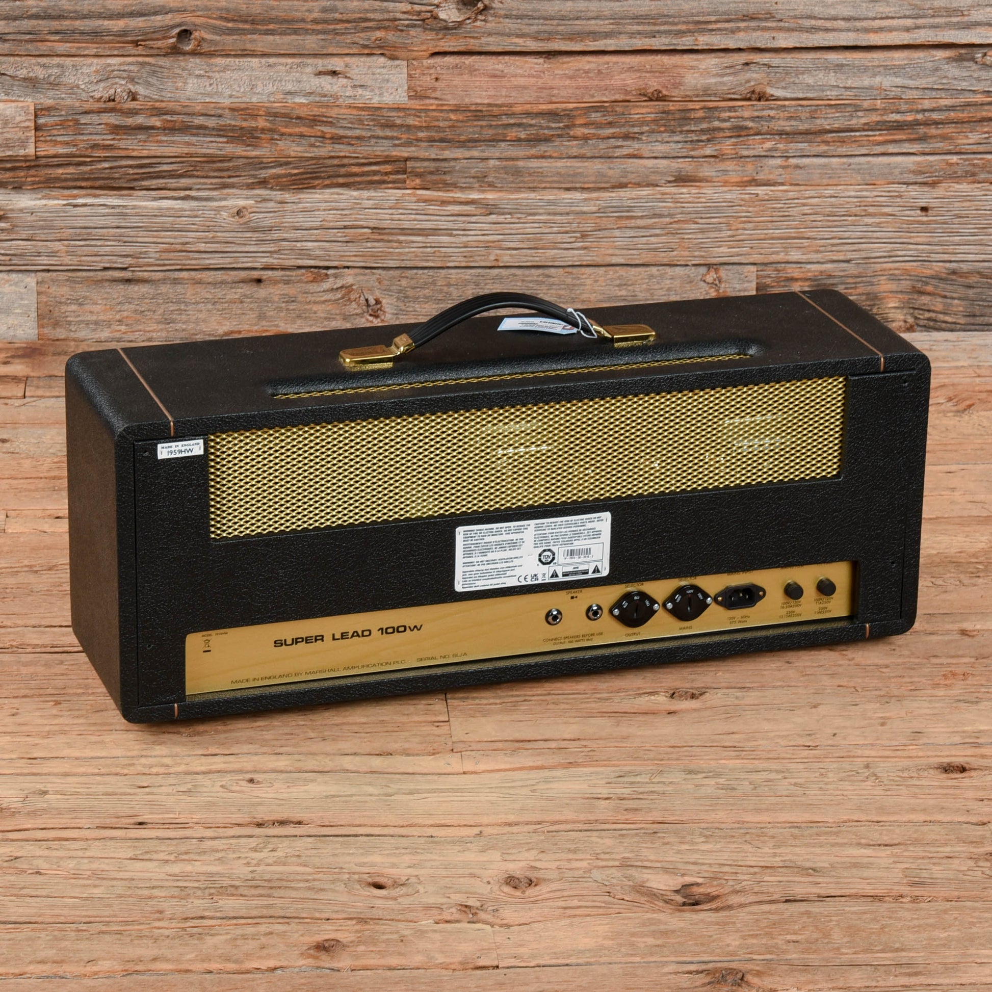 Marshall 1959HW Handwired JMP Reissue 2-Channel 100-Watt Guitar Amp Head Amps / Guitar Amps / Guitar Cabinets