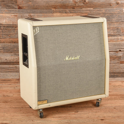 Marshall 1997 Limited Edition White 4x12 Slant Cab - Dave Amato of REO Speedwagon Amps / Guitar Amps / Guitar Cabinets